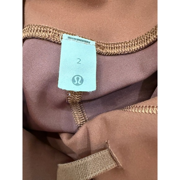 Lululemon Wunder Train High Rise Leggings Brown Size 2 - Picture 6 of 8